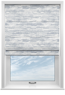 Glamour, Slate Blue - Motorised Roman Blind